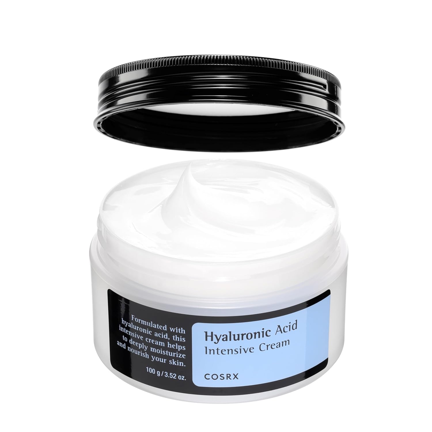 COSRX Hyaluronic Acid Face Moisturizer, 3.52 Oz, Korean Moisturizer Face Cream, Day & Night Cream for Face, Korean Skin Care, Dry Skin, Oily Skin